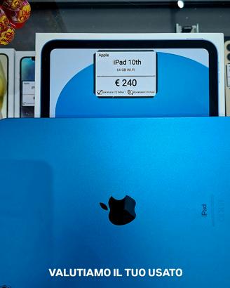 IPAD SERIE 10 64GB wi.fi