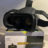 visore VR Heromask languages