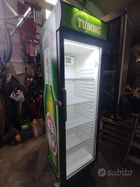frigo bar vetrina con ruote porta vetro vetrinetta