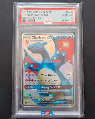 Pokémon Charizard GX Shiny PSA 10 

