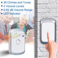 Campanello Senza Fili per casa ed esterno Impermea