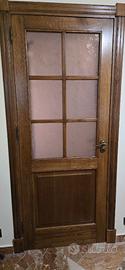 5 Porte da interno in vero legno massiccio con vet