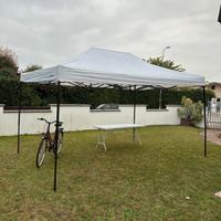 Gazebo pieghevole richiudibile telescopico 3x4,5 m