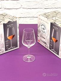 Set bicchieri degustazione in cristallo Bormioli