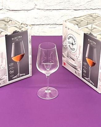 Set bicchieri degustazione in cristallo Bormioli