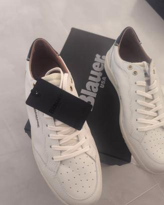 Scarpe Blauer  originali white Nuove.
