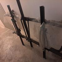 porta pacchi con barre porta bici 