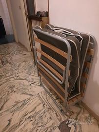 Lettino portatile con doghe