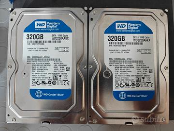 2 Hard disk 320gb Wd