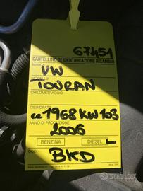 MOTORE COMPLETO VOLKSWAGEN Touran 1° Serie BKD BK