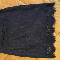 Gonna in pizzo elasticizzata