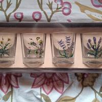 Bicchierini liquore dipinti a mano