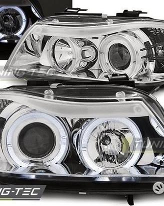 Fari Angel Eyes BMW Serie 3 E90 / E91 05-08 Chrome