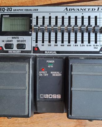Pedale equalizzatore Boss EQ-20 per chitarra
