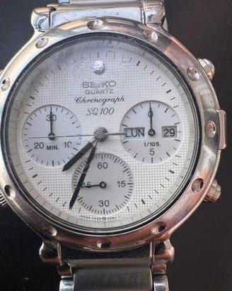 Seiko Quartz chronograph SQ100 7A38-6090 1998