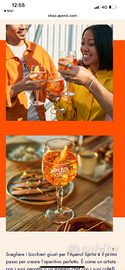 APEROL SPRITZ BICCHIERI