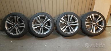 4 Cerchi+pneumatici invernali BMW serie 3/4