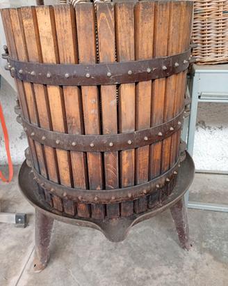 Torchio per vino e uva + motore