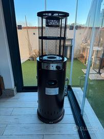 Stufa a Gas Fiamma Antracite colore MOKA 11kW