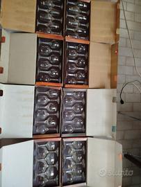 Servizio completo bicchieri cristallo di bohemia