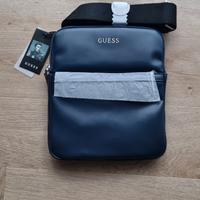 Guess borsa a tracolla blu uomo