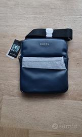 Guess borsa a tracolla blu uomo