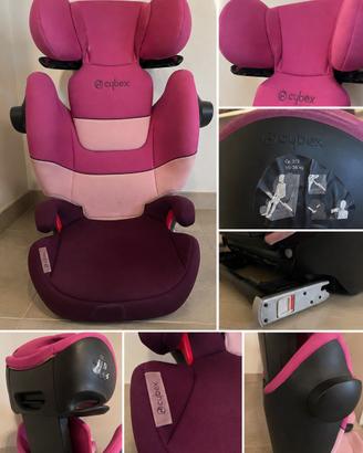 Cybex Solution X-Fix 15–36 kg con ISOFIX rosa