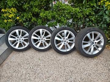 Cerchi in lega originali Skoda Octavia + gomme 