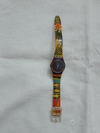 Orologio da Uomo Swatch Skin Print GF 103 Vintage 