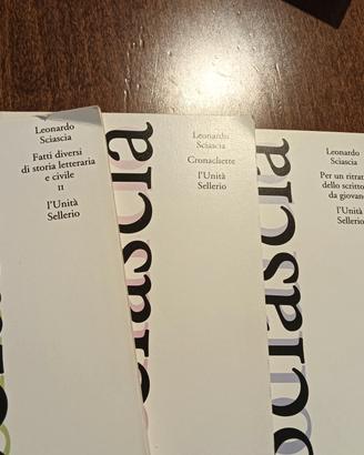 3 libri di Sciascia 