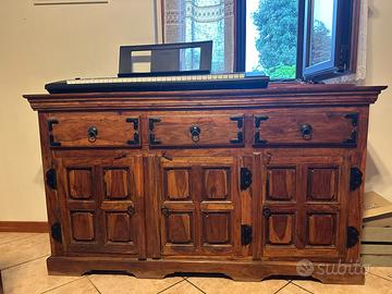 Credenza indiana legno massello di sheshamm