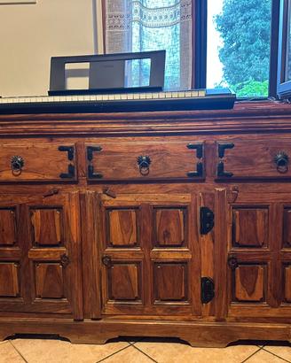 Credenza indiana legno massello di sheshamm