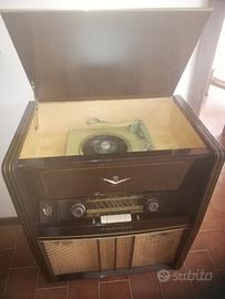 Grundig Radio Musikschrank 7061W/J/3D 1950