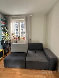 Divano Dondi 3-4 posti, schienali arretrabili