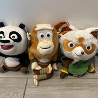 Set di 3 peluches Kung Fu Panda - Big Headz