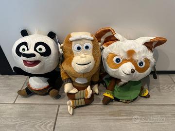 Set di 3 peluches Kung Fu Panda - Big Headz