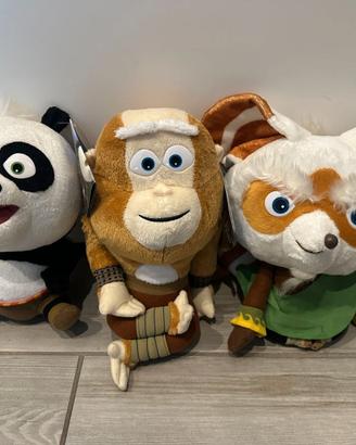 Set di 3 peluches Kung Fu Panda - Big Headz