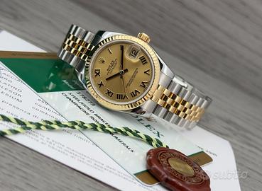 Rolex Datejust 178273 acciaio e oro full set