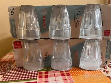 Bicchieri vetro temperato