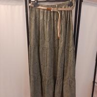 Gonna estiva lunga artigianale