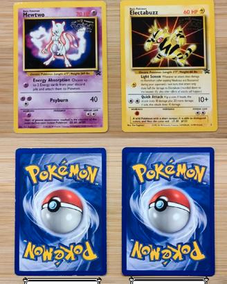 2 Carte Pokémon WB Movies RARE - BSP 1999 - ENG
