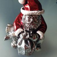 Babbo Natale argento Marchetti