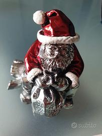 Babbo Natale argento Marchetti