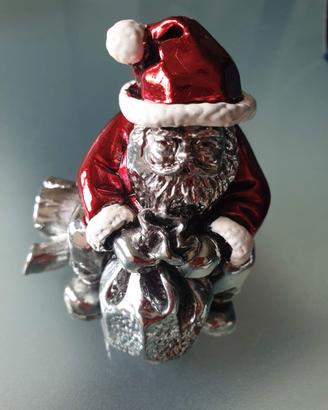 Babbo Natale argento Marchetti