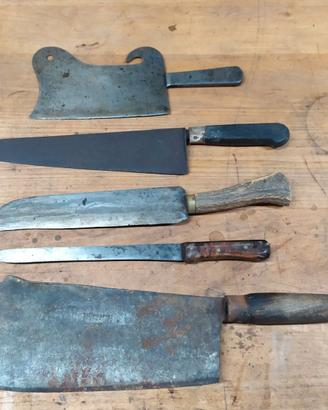 C07 - Utensili da macellaio + coltello roncoletta