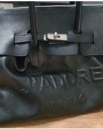 borsa nera donna pelle