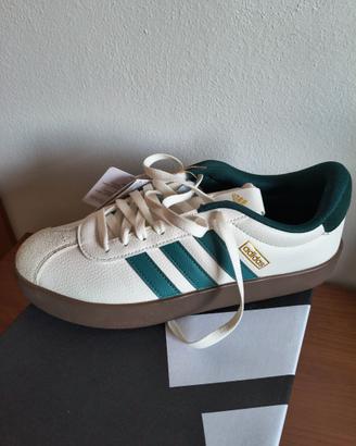 Adidas VL Court 3.0 NUOVE Panna/Verde (41⅓)