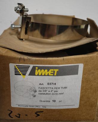 Imet 037/4 Fascetta per tubi 3/8-4