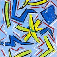 Electric Bloom – Quadro astratto NatuzzArt