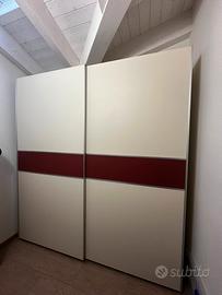 Armadio moderno 2 ante scorrevoli
